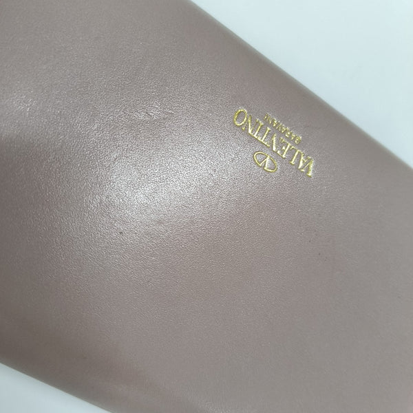 Cartera rosa de piel de ternera Rockstud