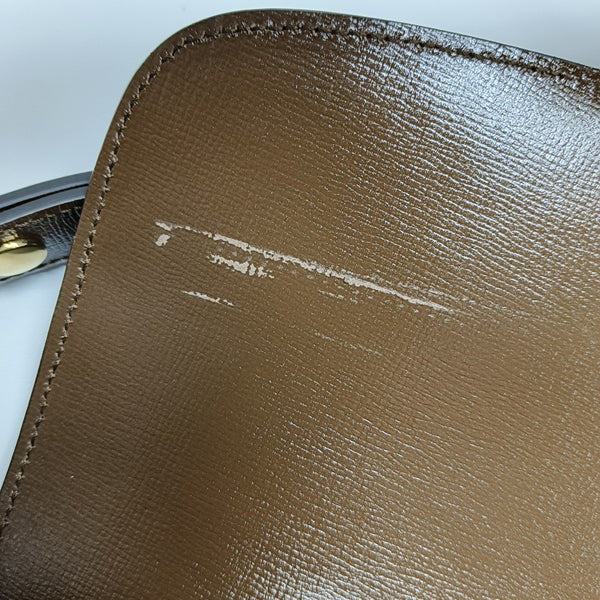 Horsebit 1955 Medium Monogram Coated Canvas Beige