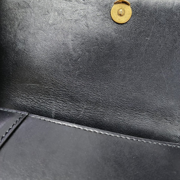 Hourglass S Calfskin Black