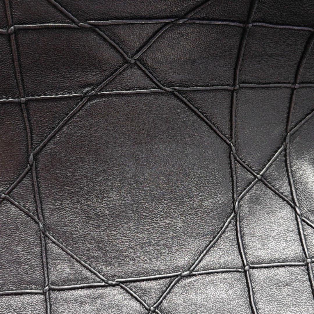 Granville Quilted Lambskin Black