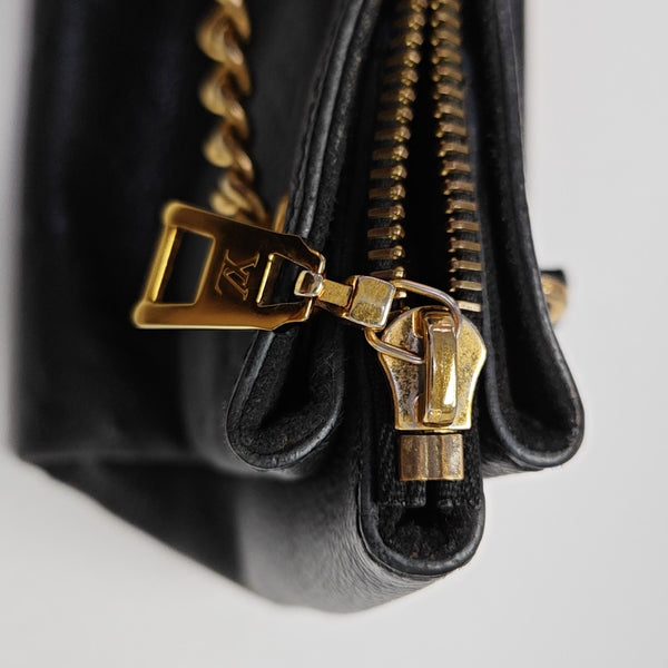 SURENE BB Monogram Calfskin Black