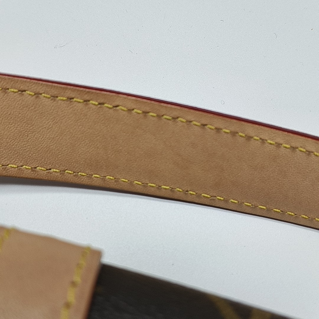 SAUMUR BB Monogram Coated Canvas Brown
