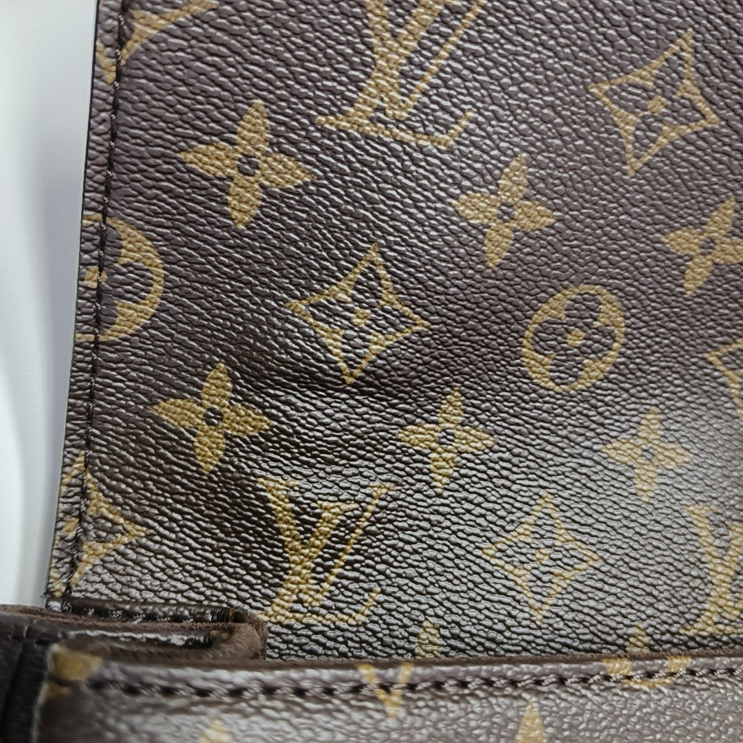 MÉTIS MM Monogram Coated Canvas Brown
