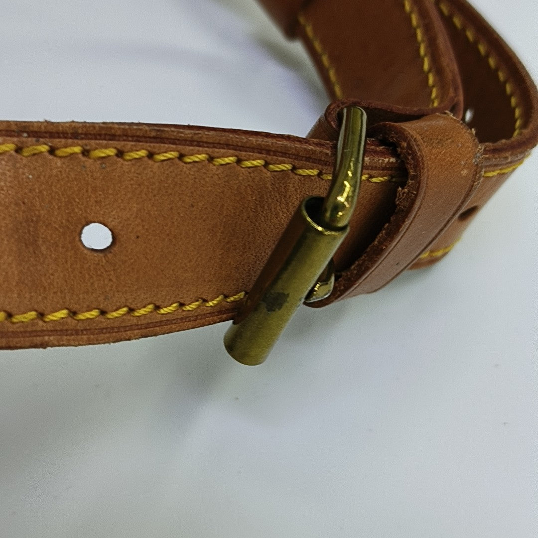 SAUMUR 35 Monogram Coated Canvas Brown