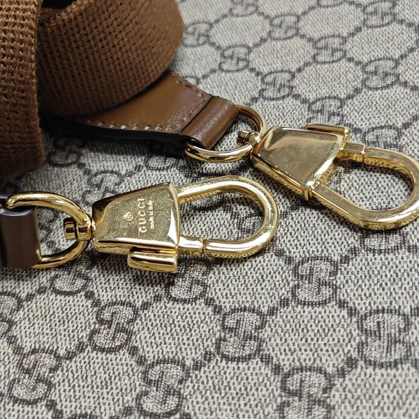 GG Multicolor Monogram Coated Canvas Beige