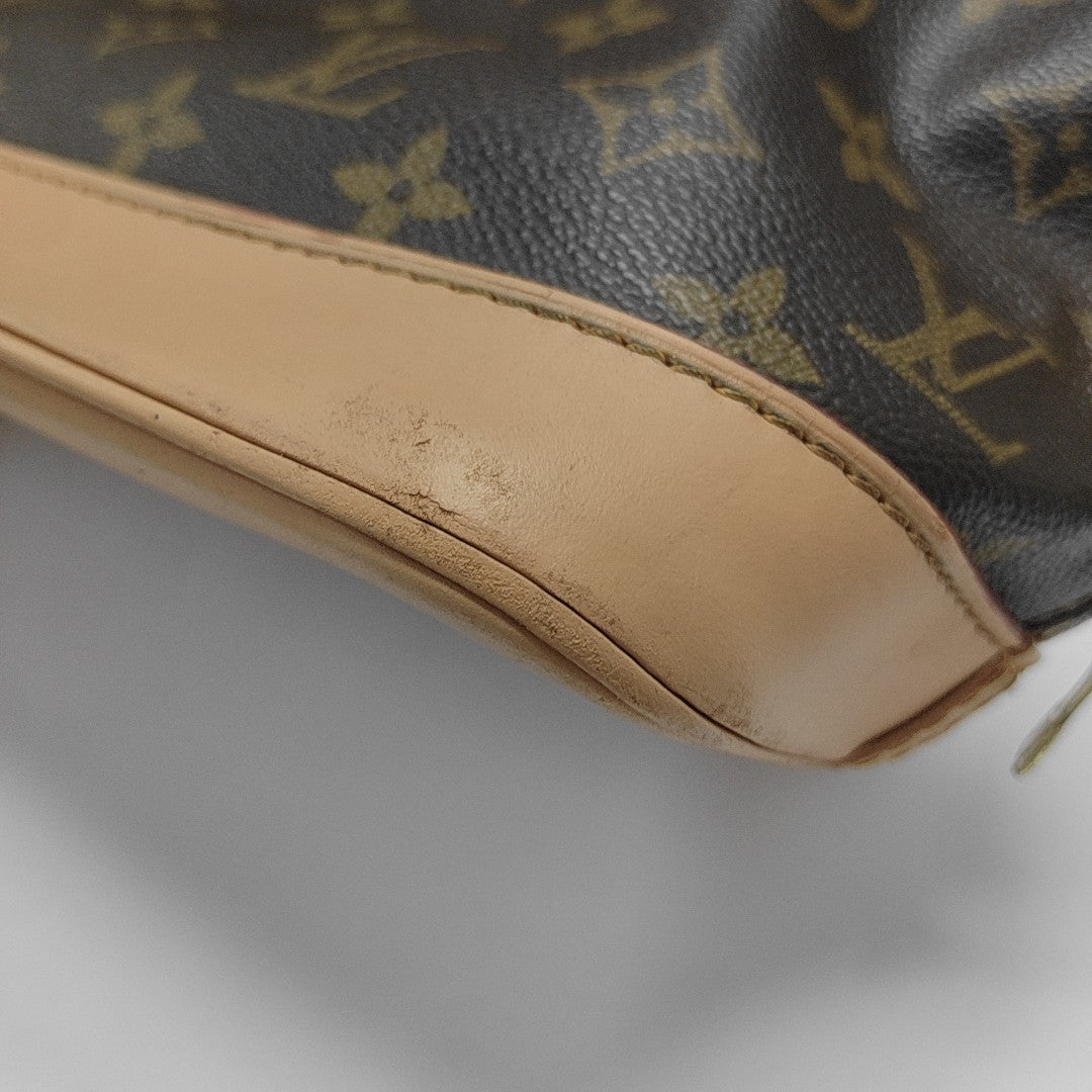 ALMA PM Monogram Coated Canvas Brown