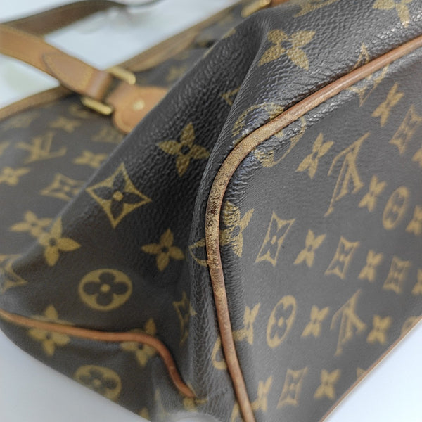 PALERMO PM Monogram Coated Canvas Brown