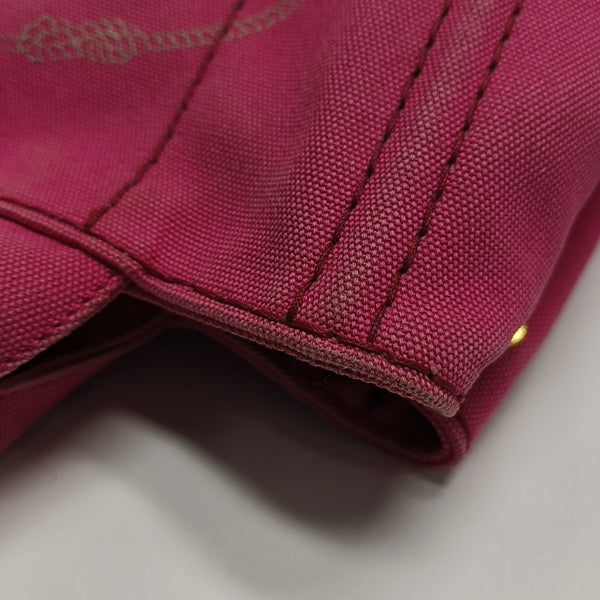 Denim Quilted Canvas Red