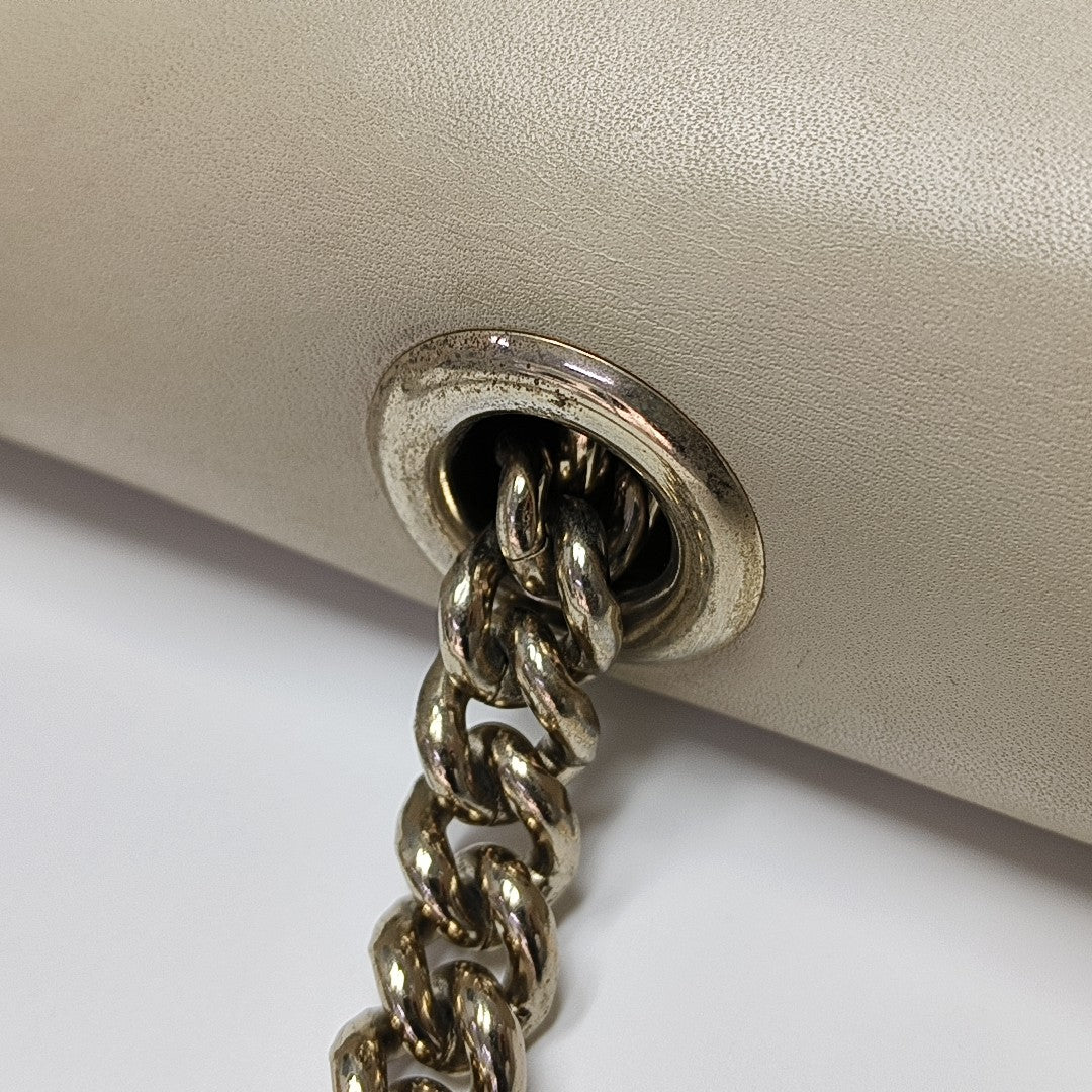 Emily Chain Monogram Canvas Beige