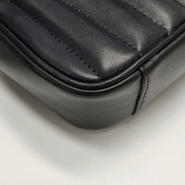 GG Marmont Small Quilted Calfskin Black