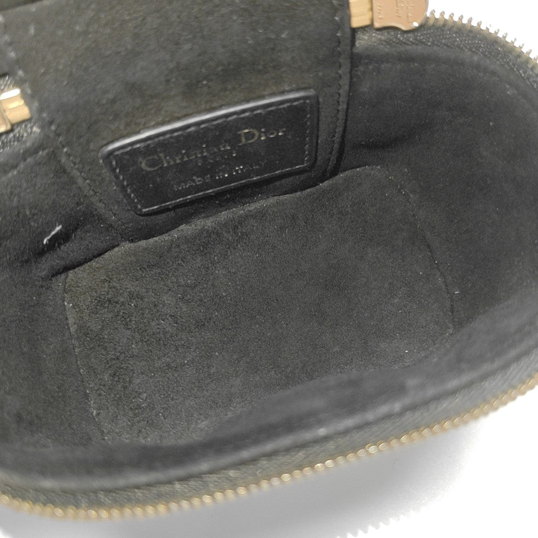 Lady Dior Super Mini Cannage Lambskin Black
