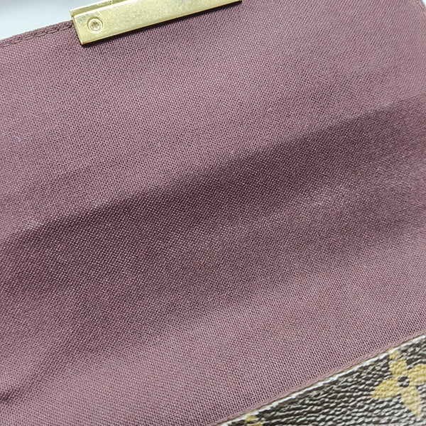 FAVORITE PM Monogram Coated Canvas Brown