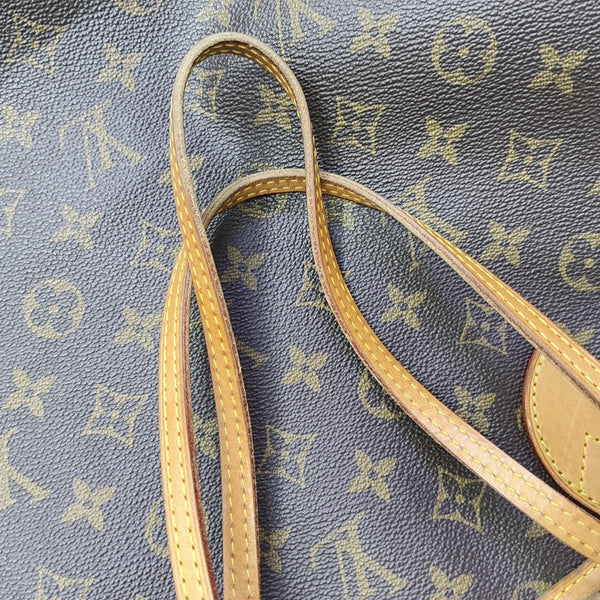 NEVERFULL GM Monogram Coated Canvas Brown