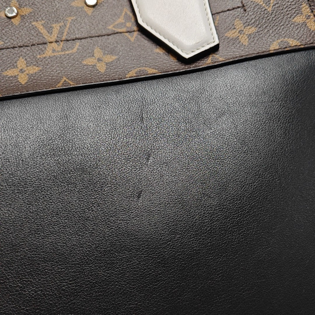 CITY STEAMER MM Monogram Coated Canvas Brown