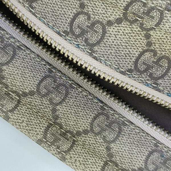 Monogram Coated Canvas Shoulder Bag Beige