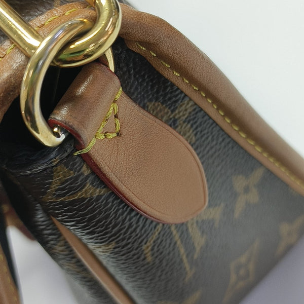 DIANE Monogram Coated Canvas Brown