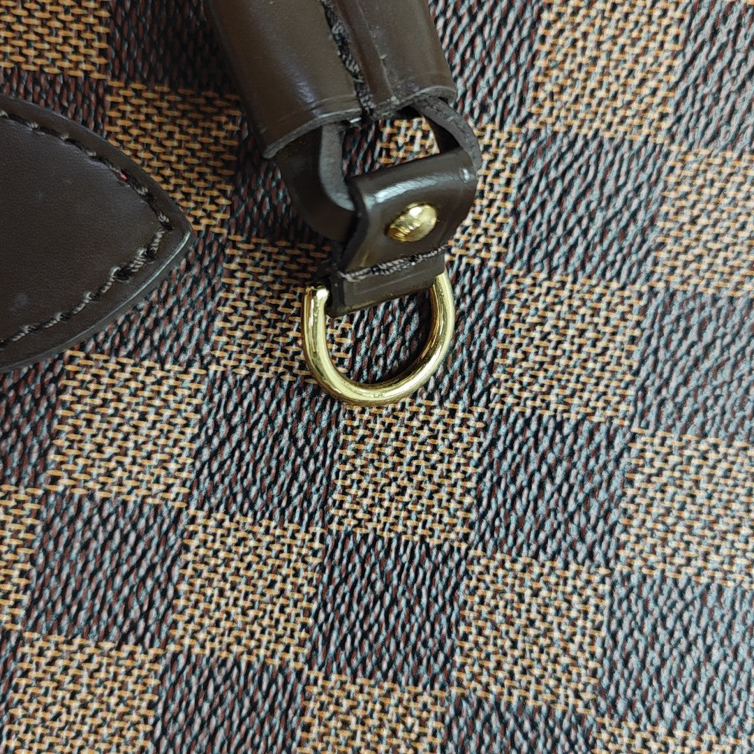 NEVERFULL MM Damier Ebene Coated Canvas Brown