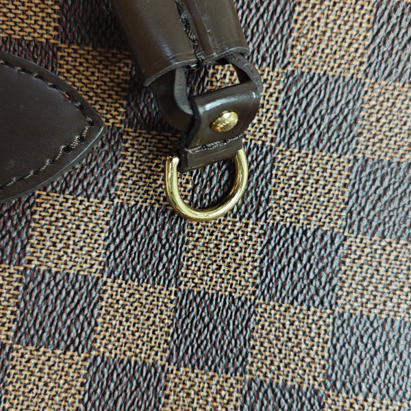 NEVERFULL MM Damier Ebene Coated Canvas Brown