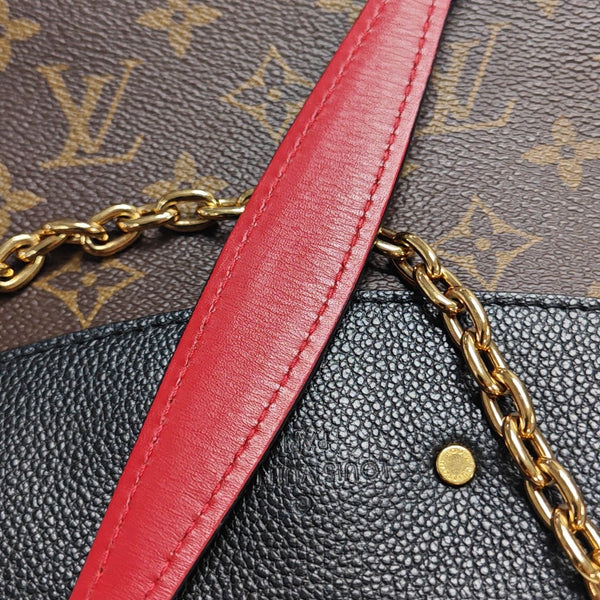SAINT PLACIDE Monogram Coated Canvas Black