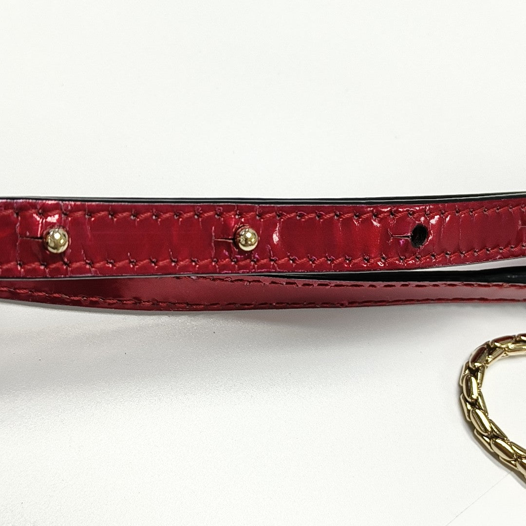 SERPENTI FOREVER Small Patent Leather Red