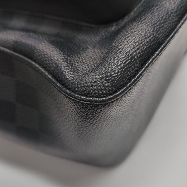 JOSH Damier Graphite Coated Canvas Gray