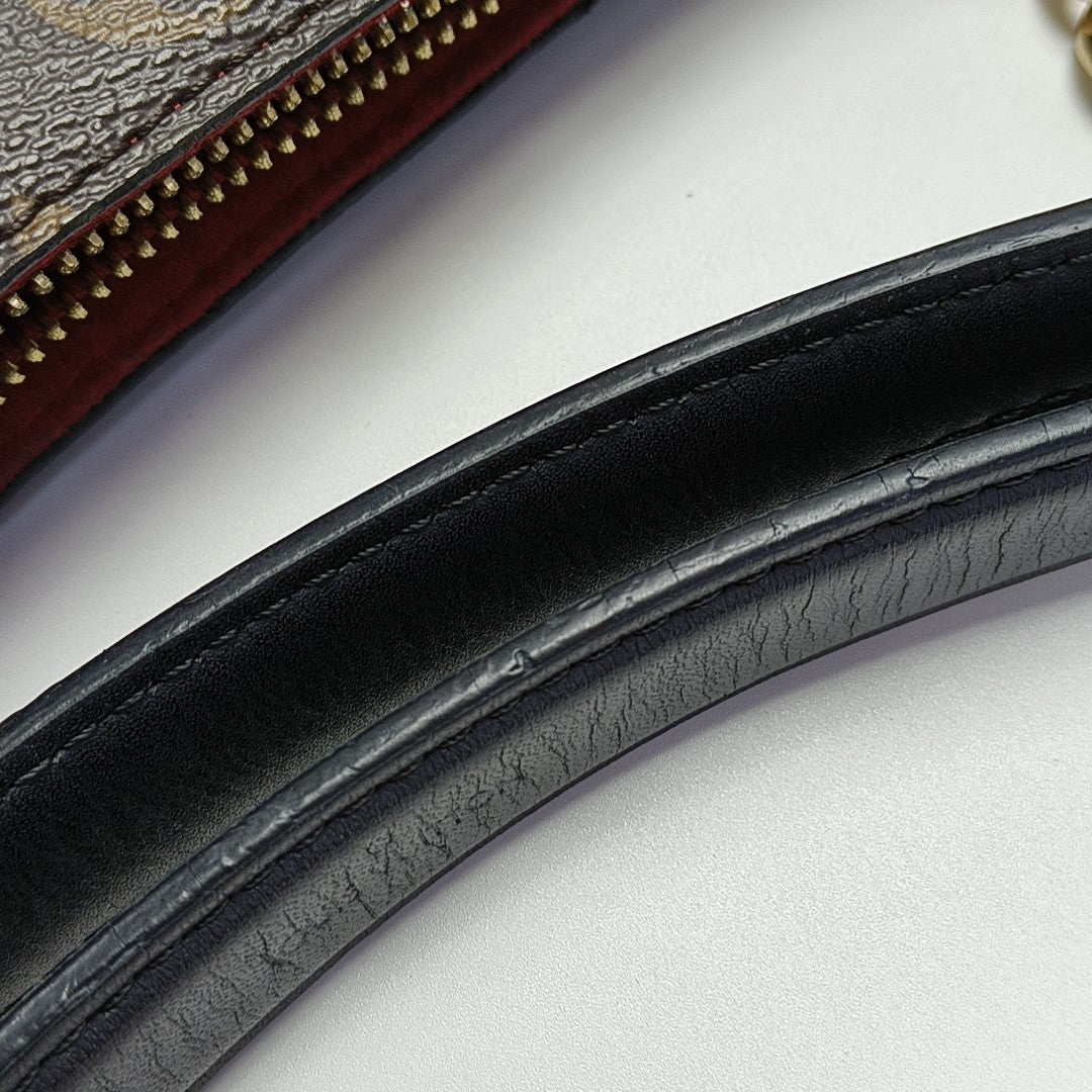 SURENE MM Monogram Coated Canvas Brown