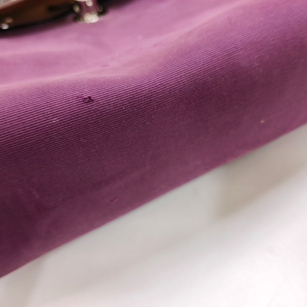 Authenticated pre-owned  Herbag 31 Canvas Purple - Shoulder Bag at Looply