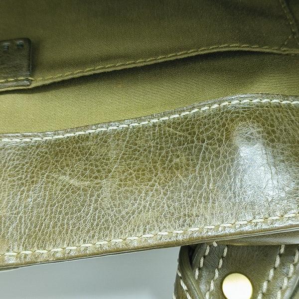BOOGIE Medium Quilted Calfskin Green