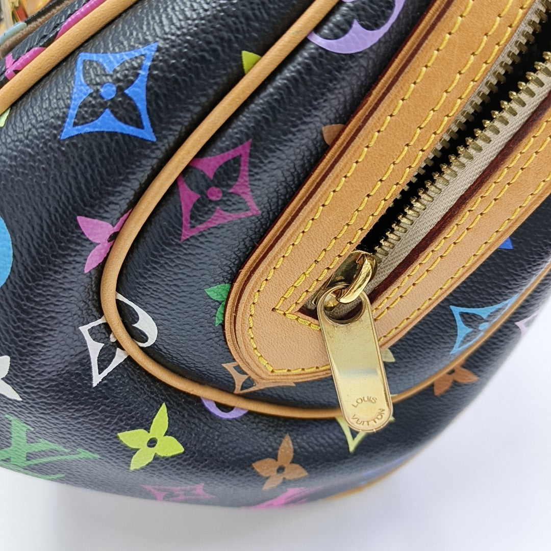 LV × TM PRISCILLA Monogram Coated Canvas Black