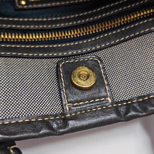 Fabric Shoulder Bag Gray