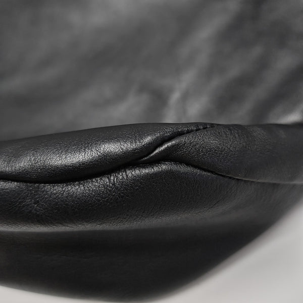 Calfskin Shoulder Bag Black