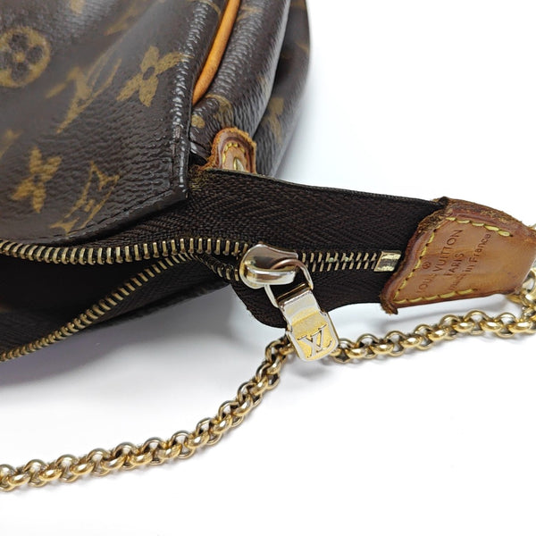 EVA Monogram Coated Canvas Brown
