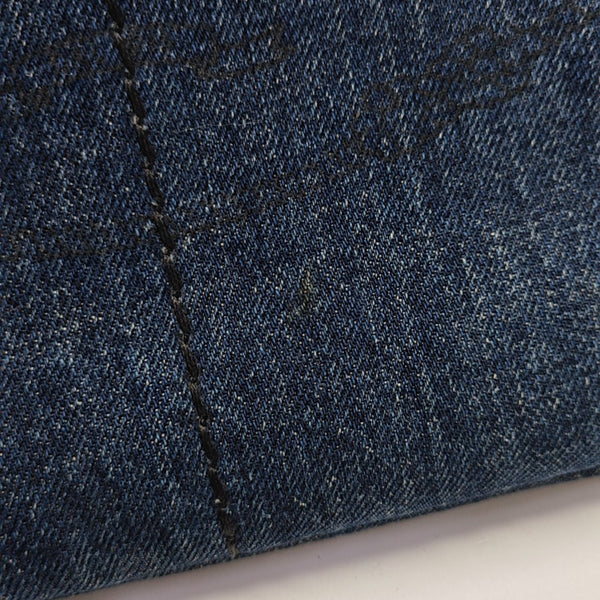 Denim Quilted Denim Blue