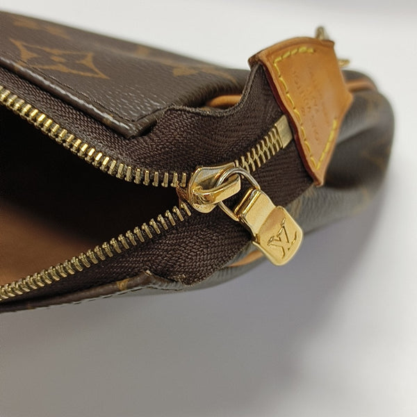 EVA Monogram Coated Canvas Brown