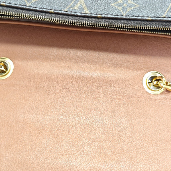 MARCEAU Monogram Coated Canvas Brown