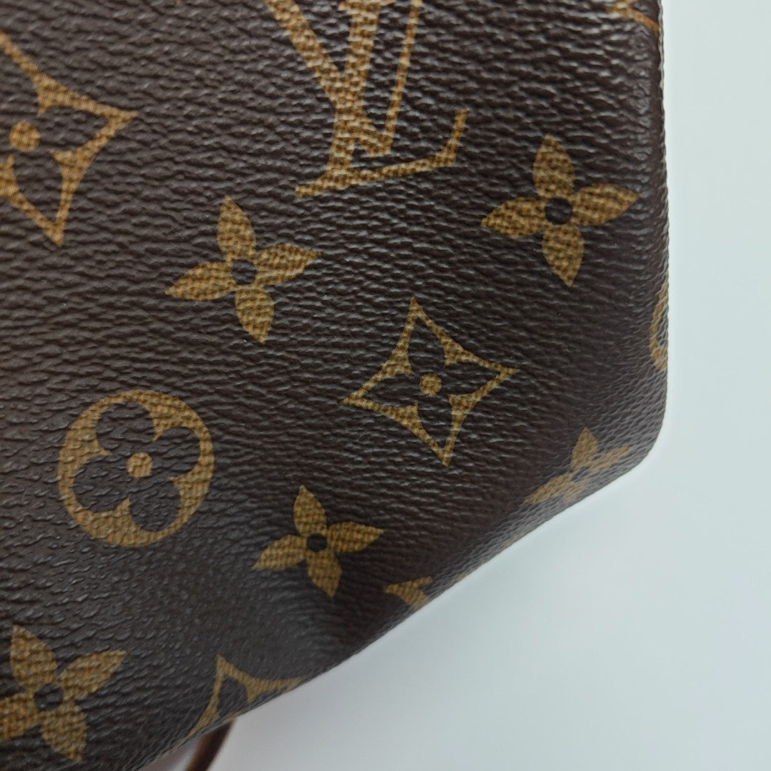SPEEDY Nano Monogram Coated Canvas Brown