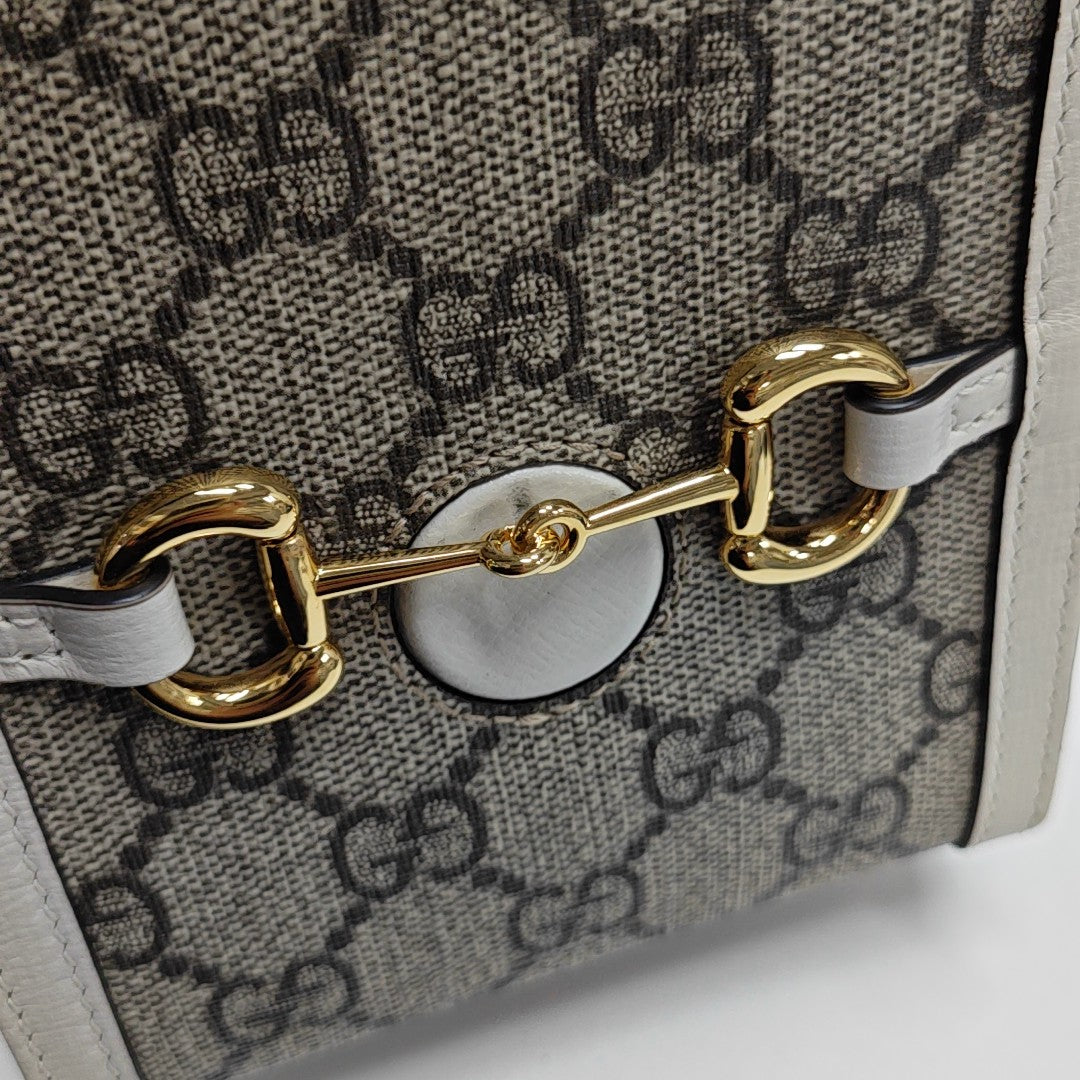 Horsebit 1955 Mini Coated Canvas Beige