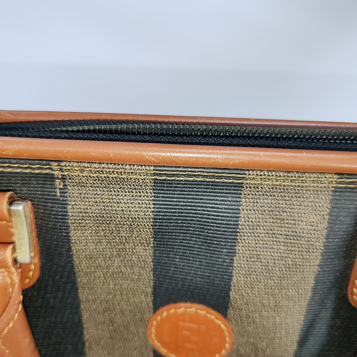 Pequin Coated Canvas Brown