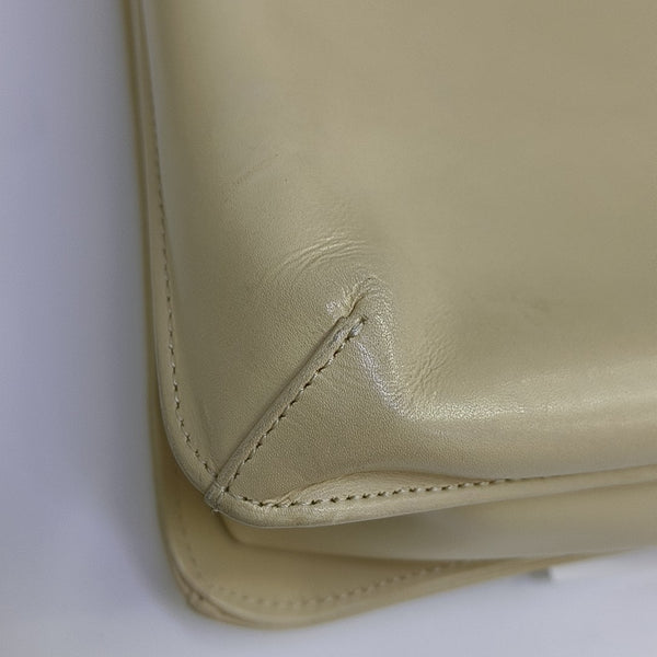 Calfskin Top Handle Bag Beige