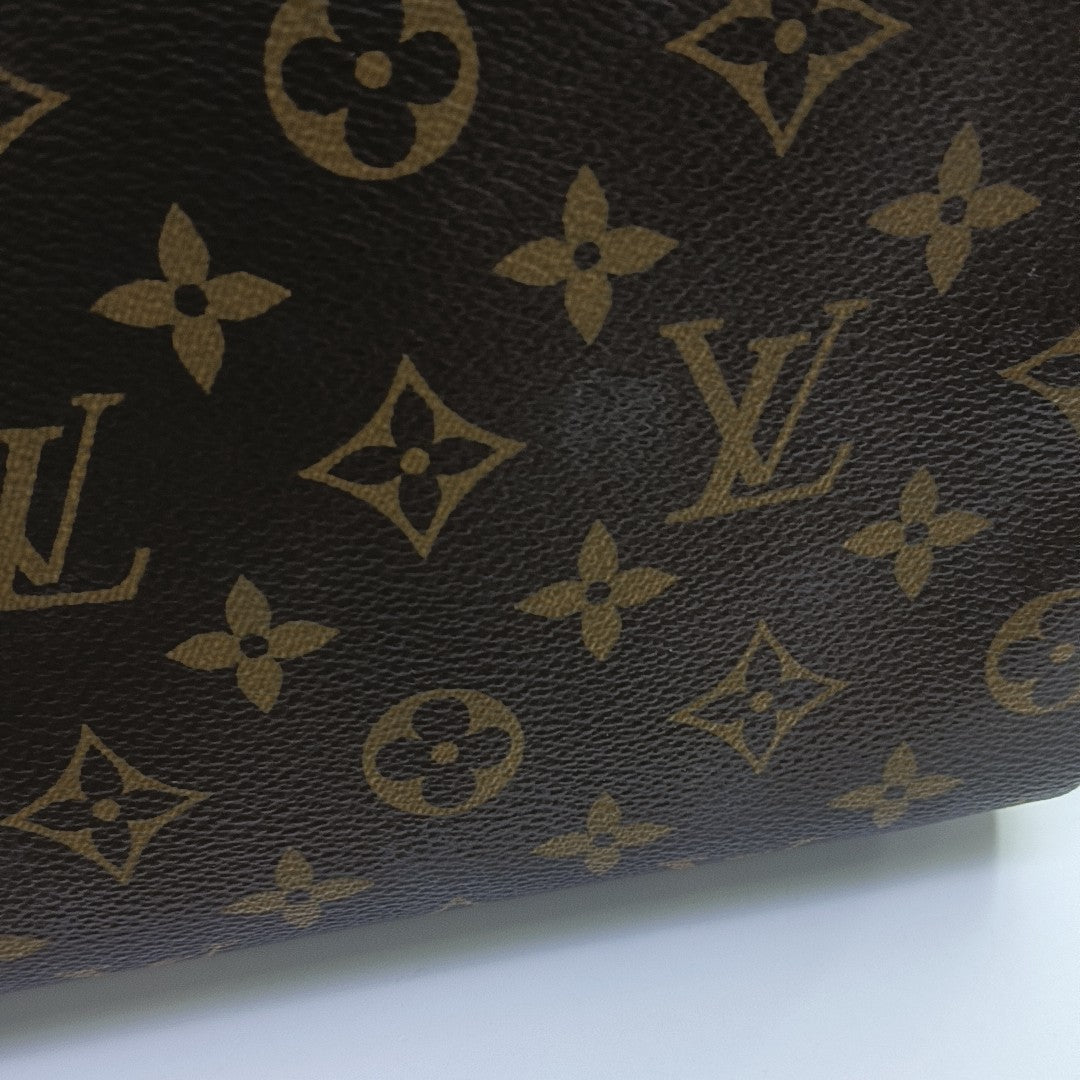DOPP Monogram Coated Canvas Brown