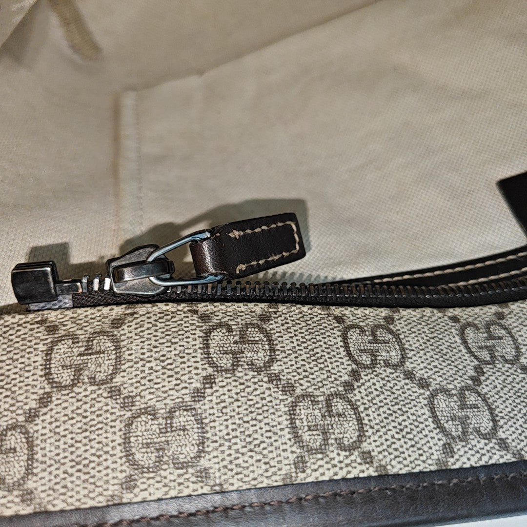 Monogram Coated Canvas Brown
