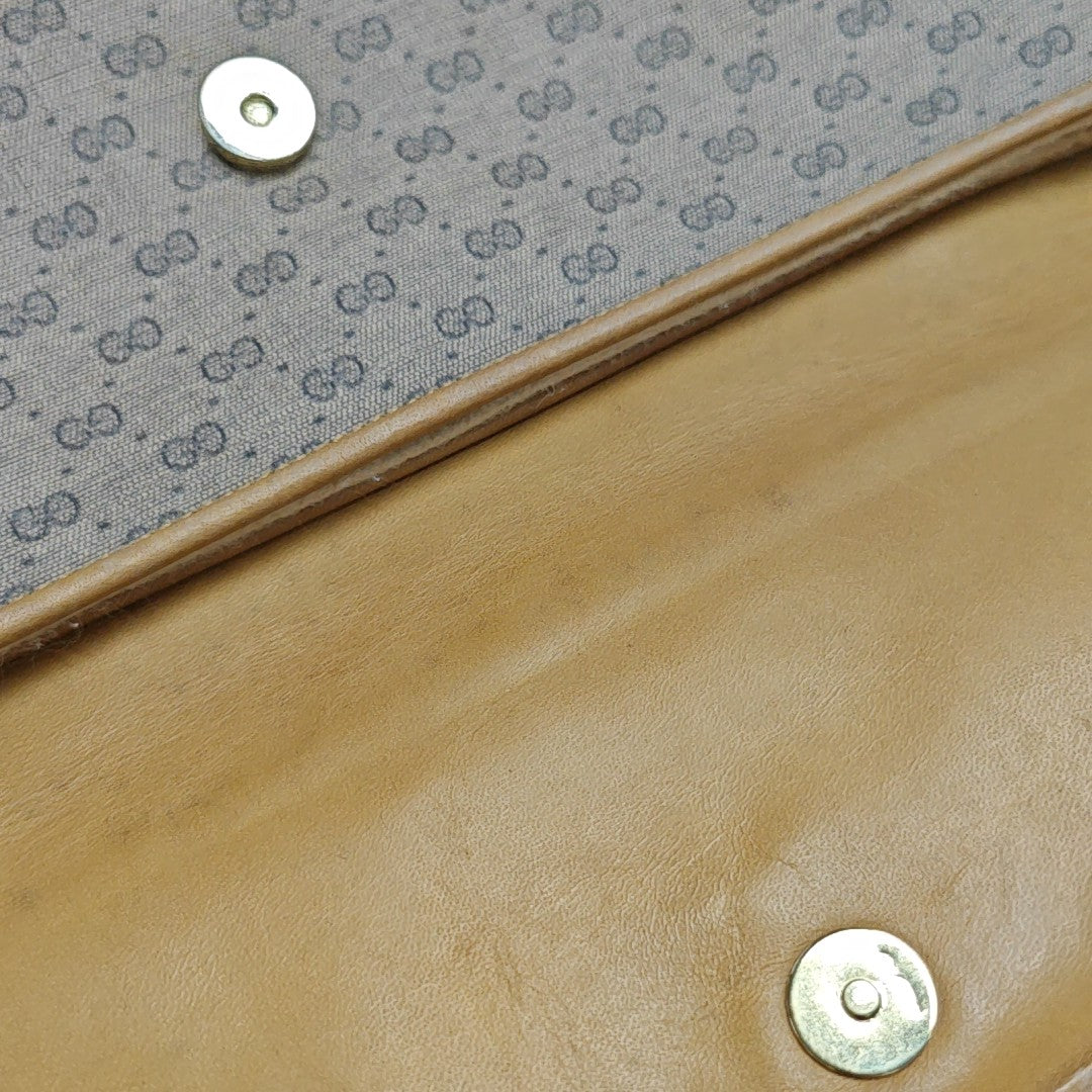 Monogram Coated Canvas Tote Bag Beige