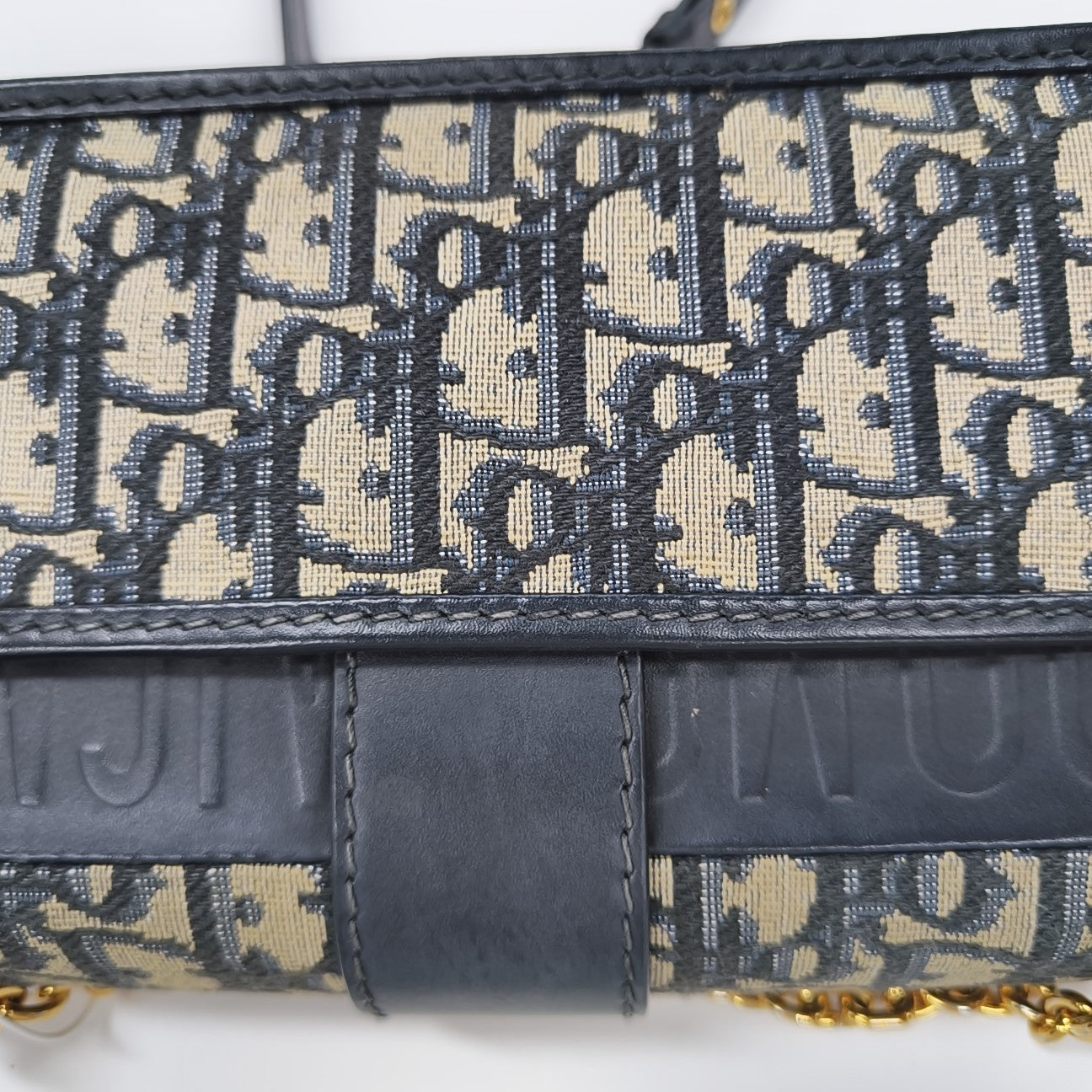 30 Montaigne East-West Oblique Canvas Blue
