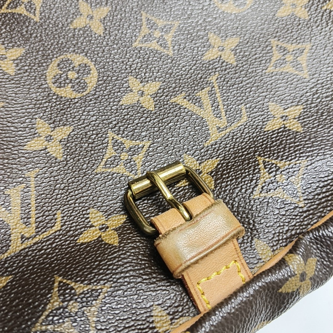 SAUMUR 30 Monogram Coated Canvas Brown