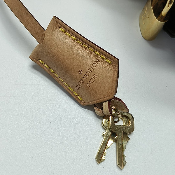 MONTAIGNE Monogram Coated Canvas Brown