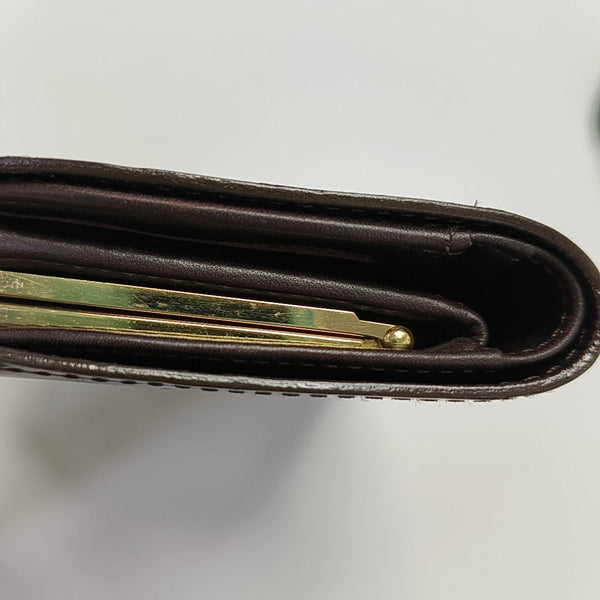 VIENNOIS Monogram Patent Leather Red Wallet