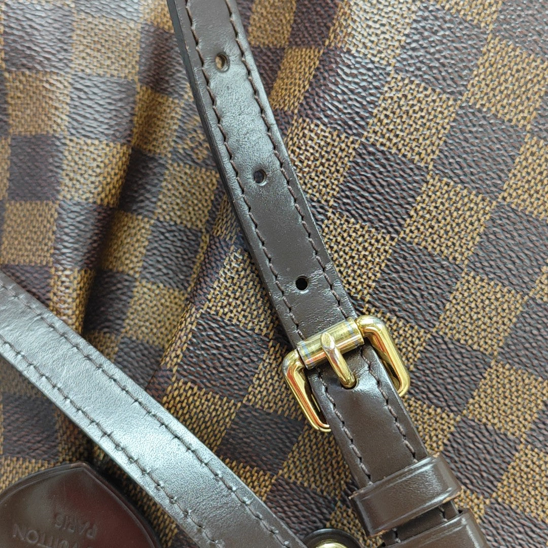 PALERMO PM Damier Ebene Coated Canvas Brown