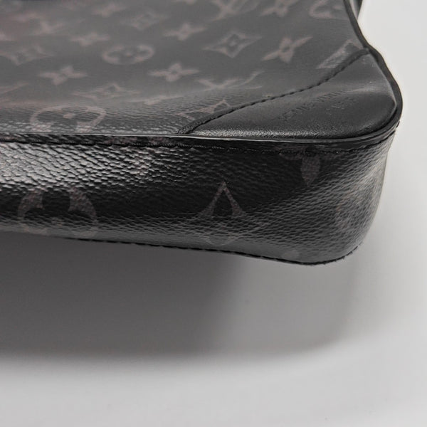 TRIO Monogram Coated Canvas Gray