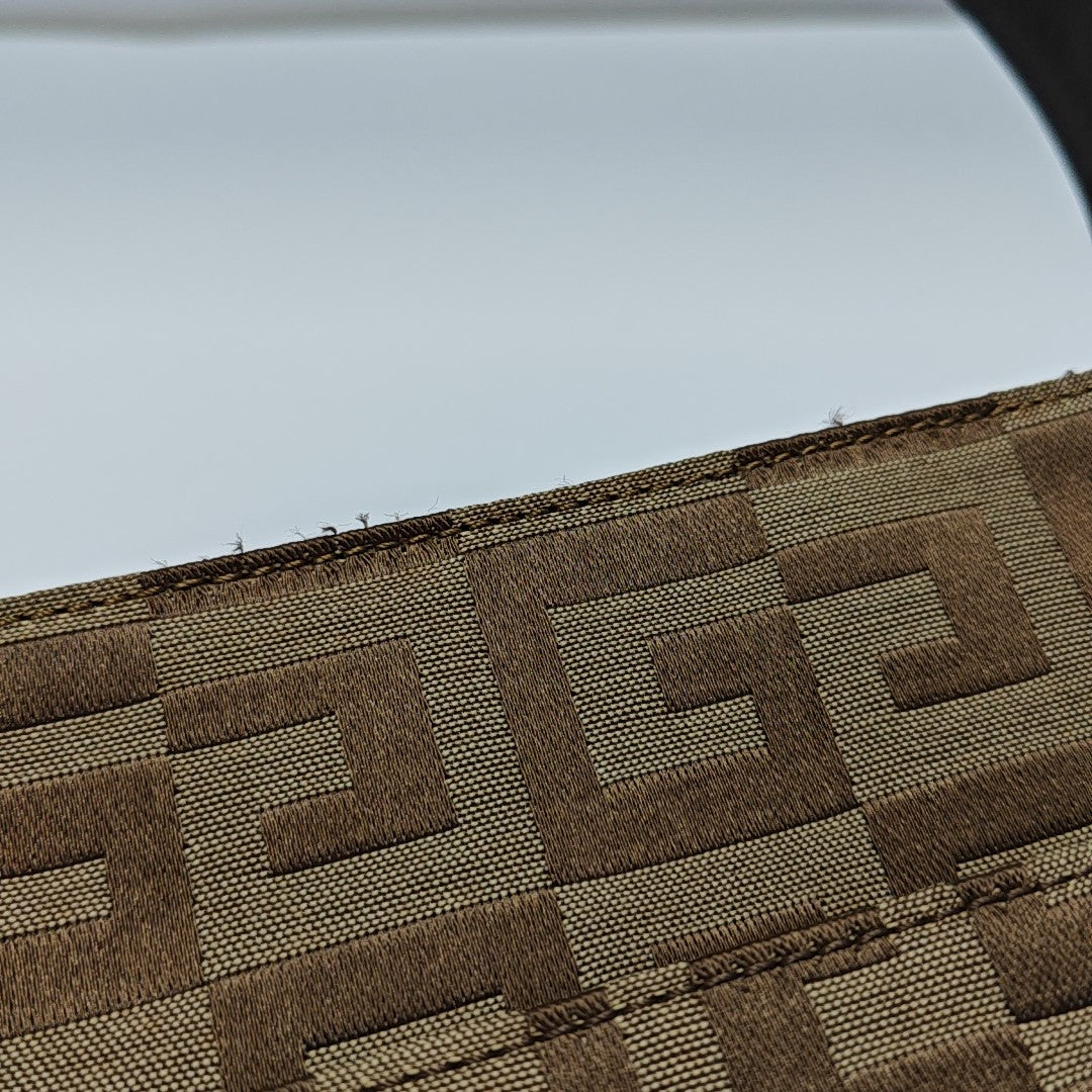 Canvas Shoulder Bag Brown