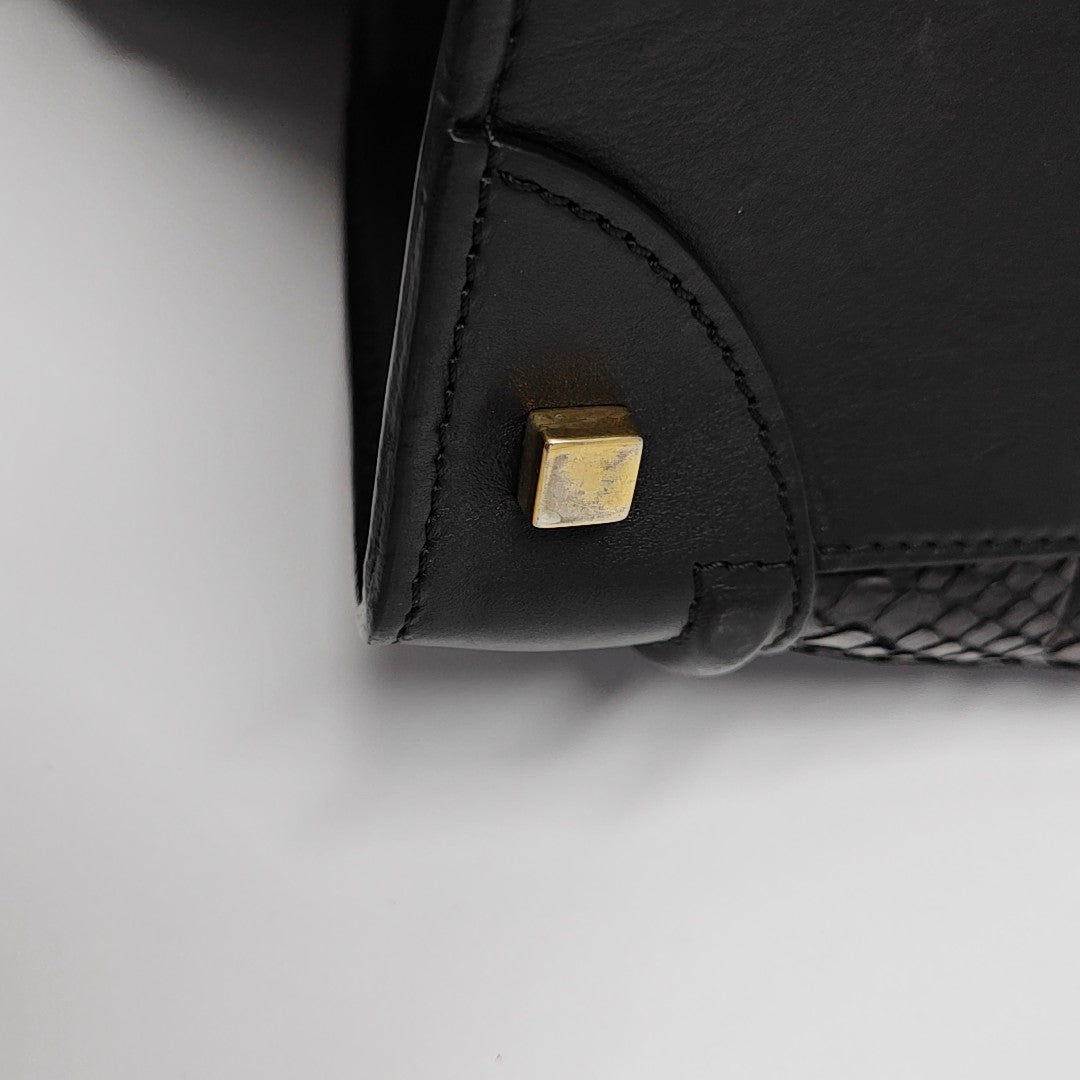 LUGGAGE Mini Python Black